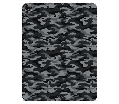 iPad Pro 13" (M5) skin, Urban Camo, back skin without logo cutout