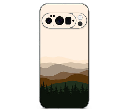 Google Pixel 11 Pro skin, Sierra Dusk, full wrap skin