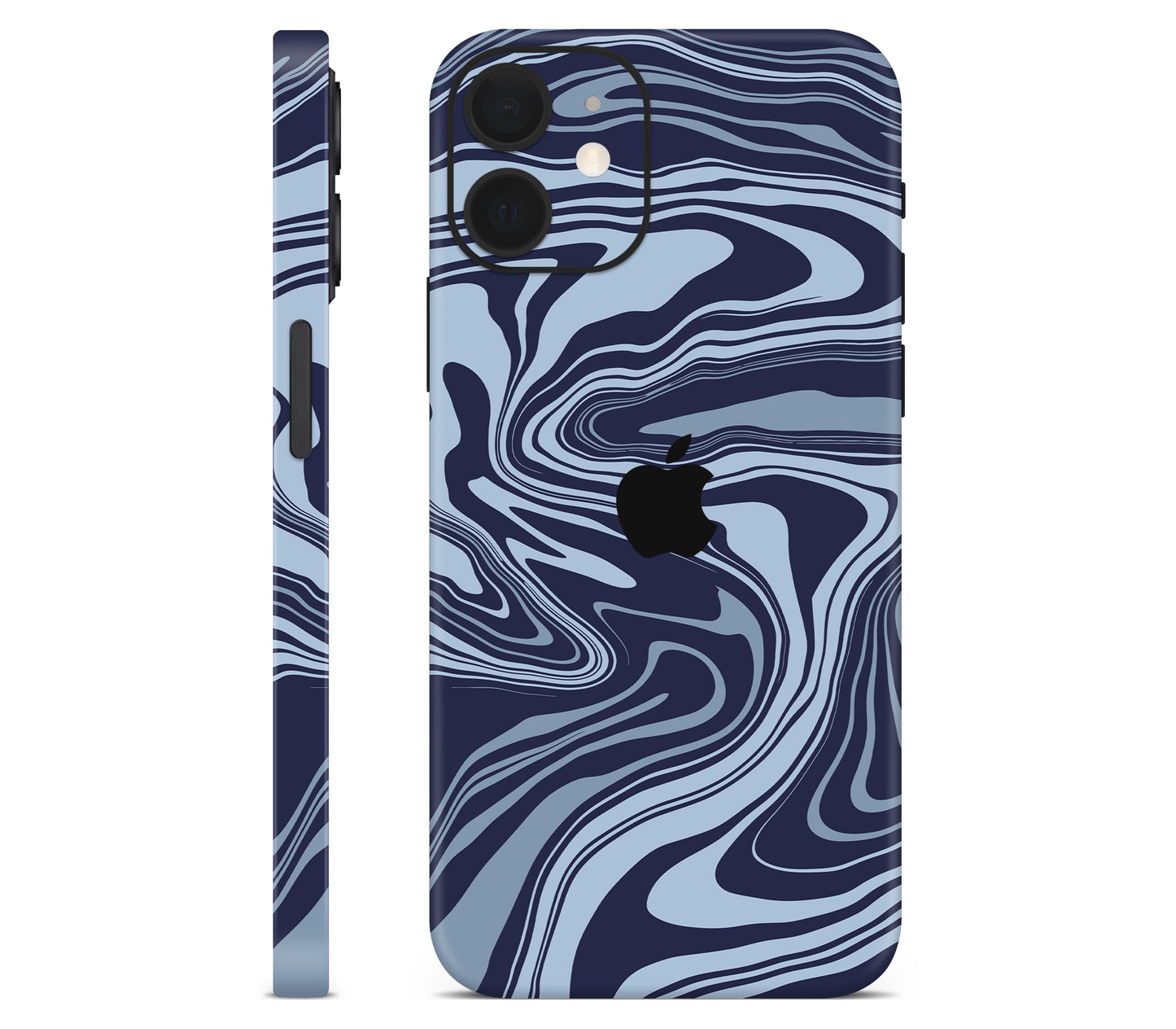 iPhone 12 skin, Vertigo (Blur), full wrap with logo cutout