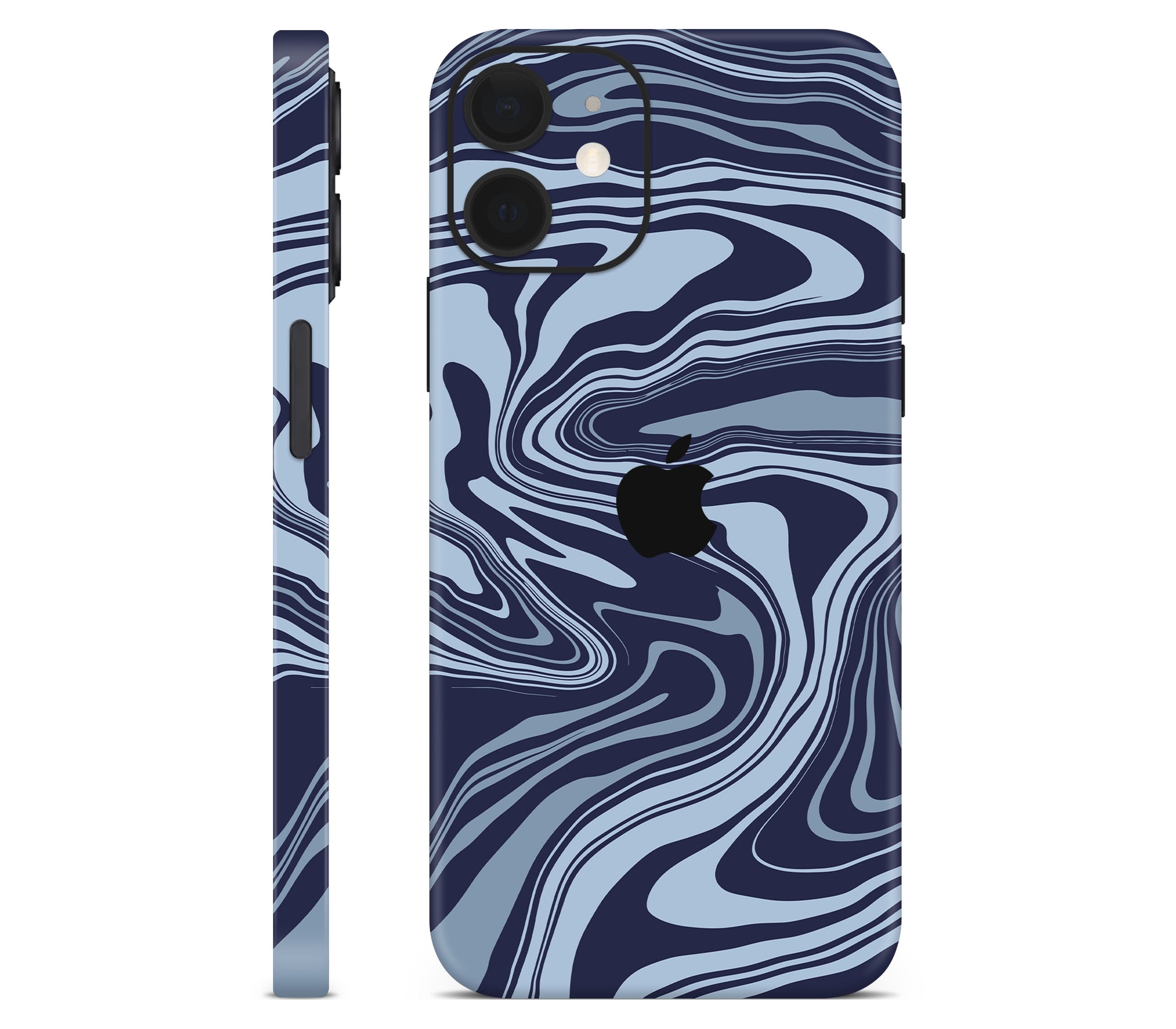 iPhone 12 skin, Vertigo (Blur), full wrap with logo cutout
