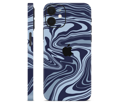 iPhone 12 Mini skin, Vertigo (Blur), full wrap with logo cutout