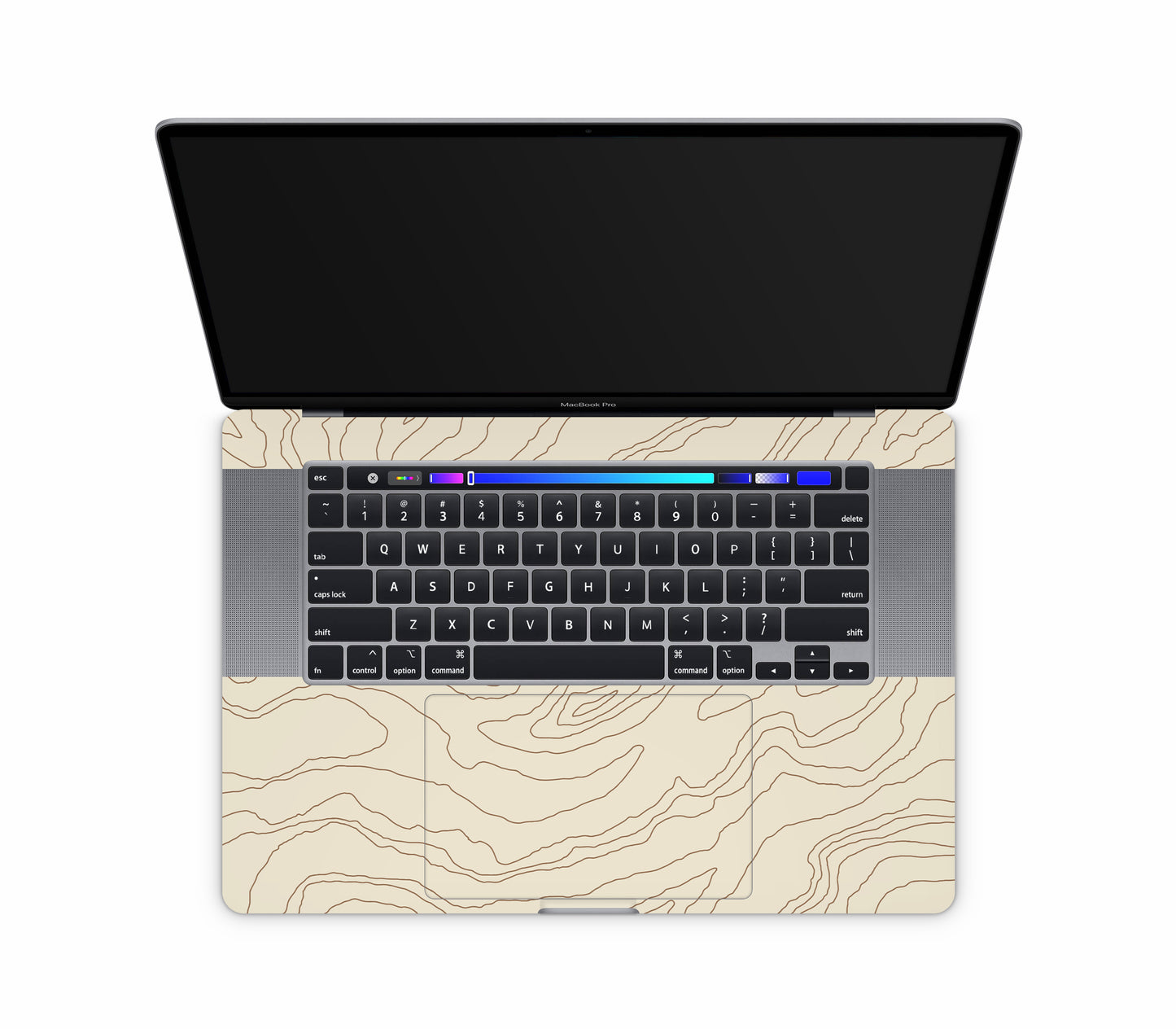 MacBook Pro 16" (2019, Touch Bar) skin, Dune, inside skin