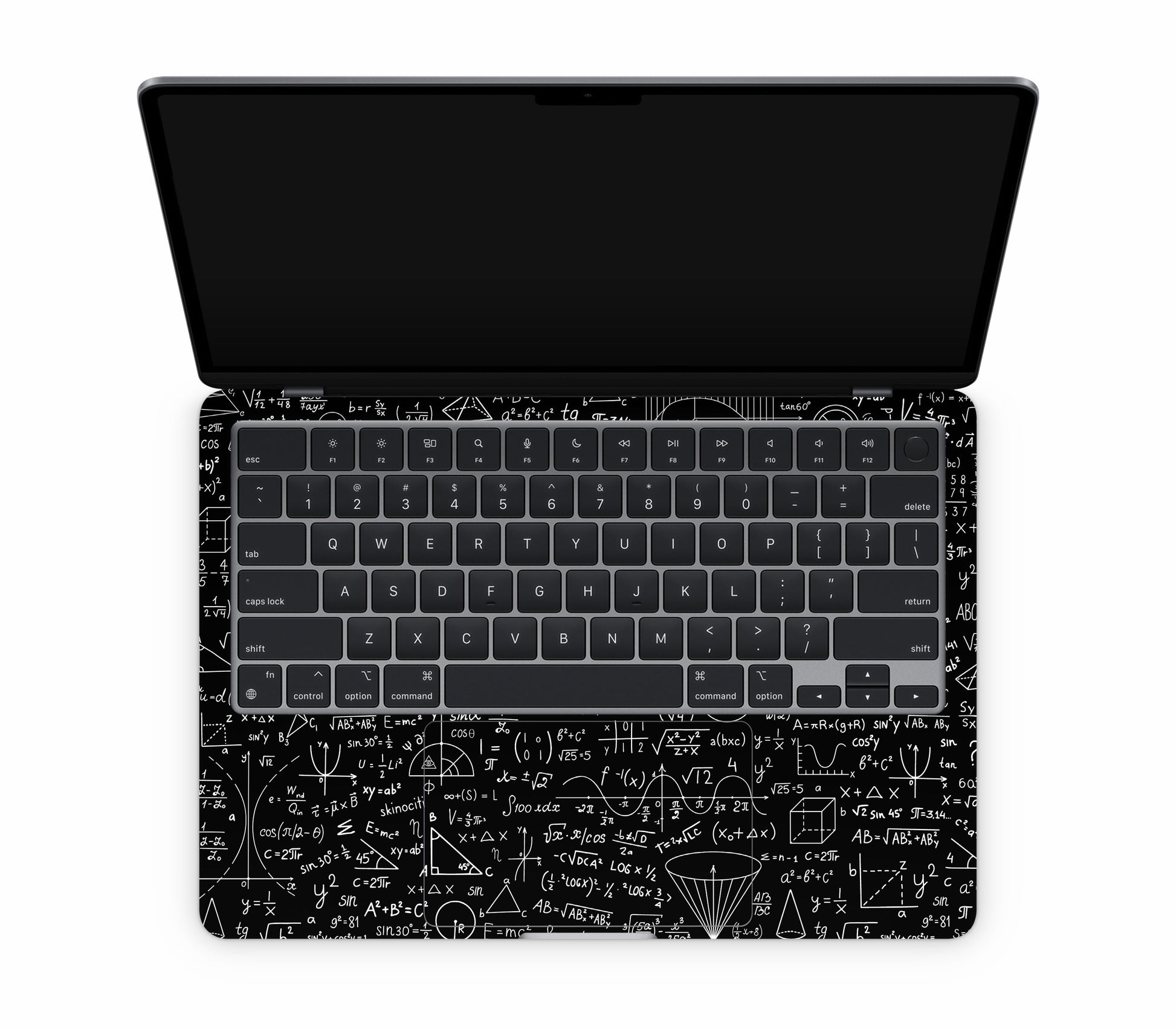 MacBook Air 13" (2025, M4) skin, Math Madness, inside skin