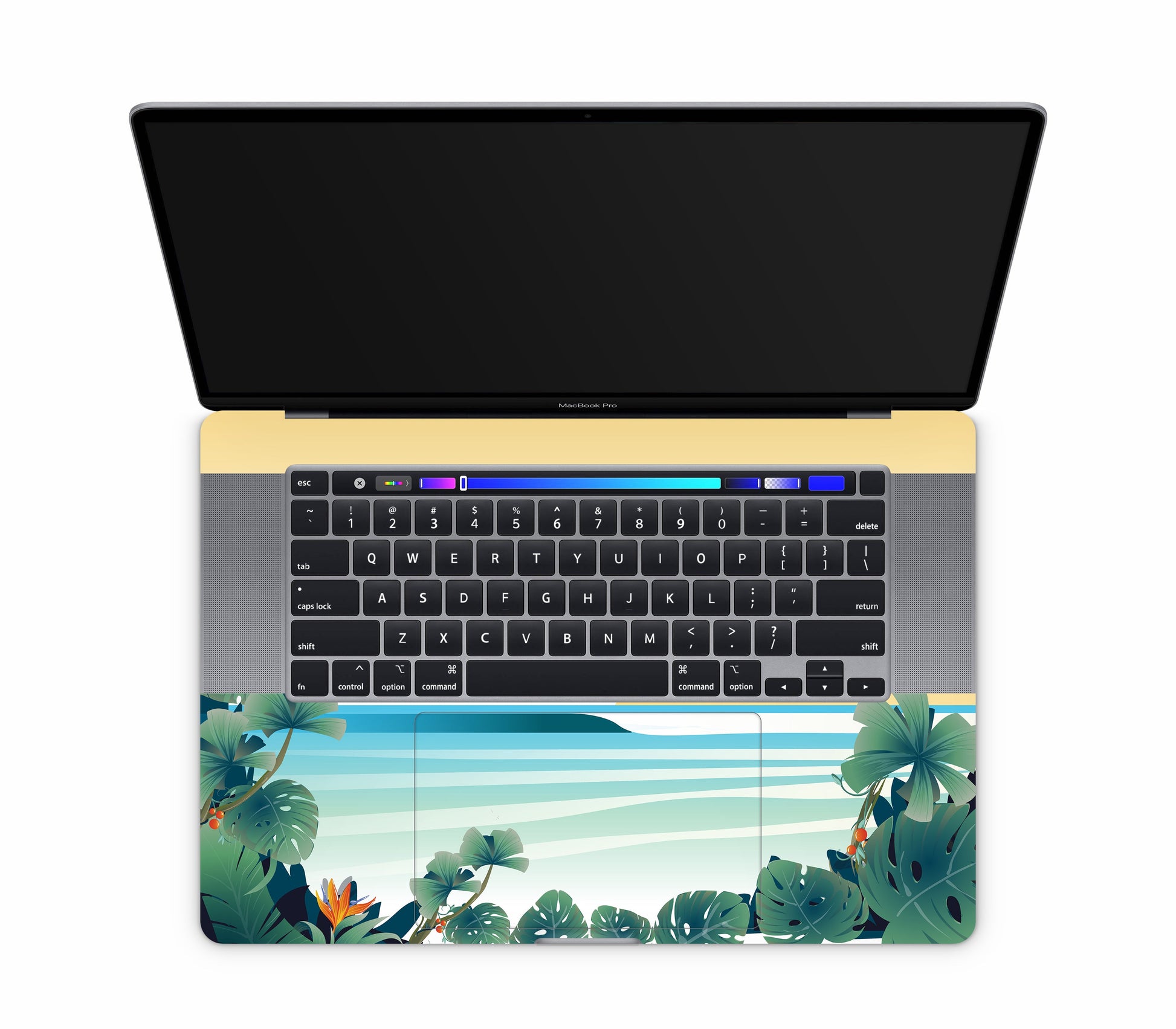MacBook Pro 16" (2020, Touch Bar) skin, Sizzle Bay, inside skin