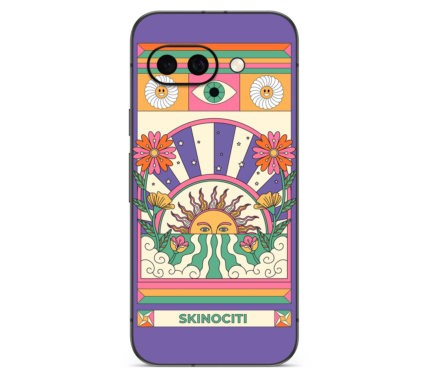 Google Pixel 10A skin, Acidic Glare, back skin