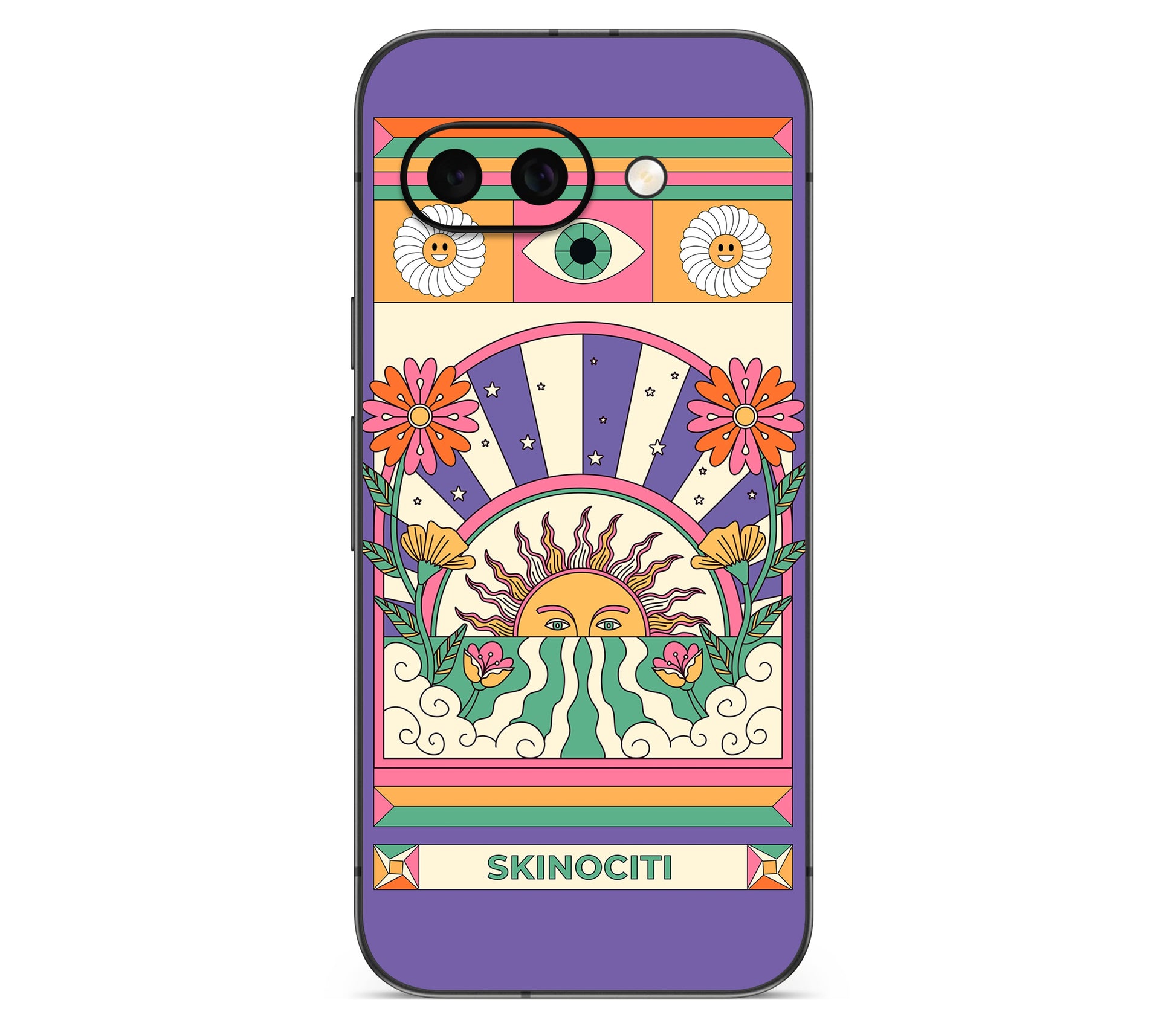 Google Pixel 10A skin, Acidic Glare, back skin