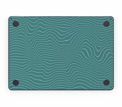 MacBook Air 13" (2025, M4) skin, Tide, bottom skin
