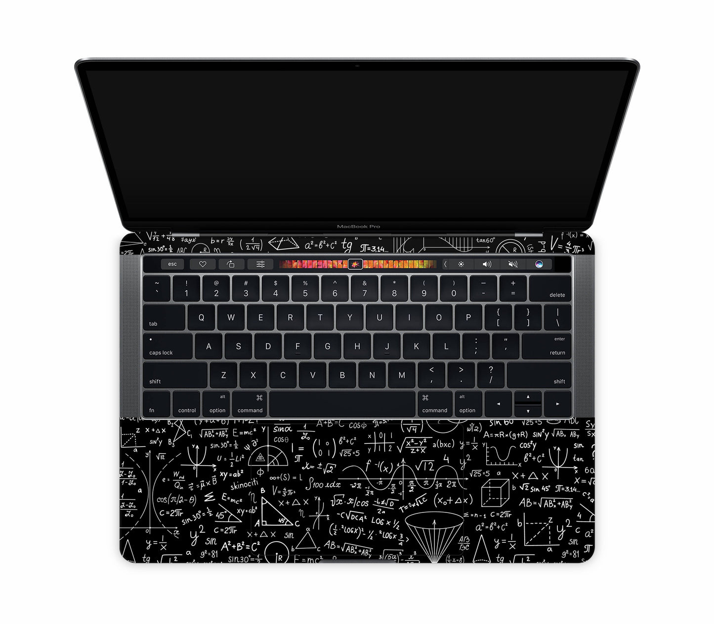MacBook Pro 13" (2016-2019) Touch Bar skin, Math Madness, inside skin
