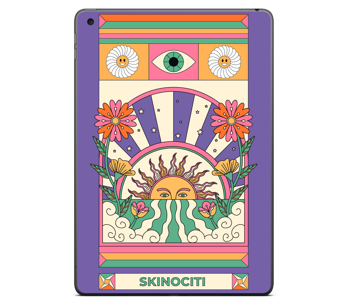 iPad 10.2" (2021, Gen 9) skin, Acidic Glare, back skin