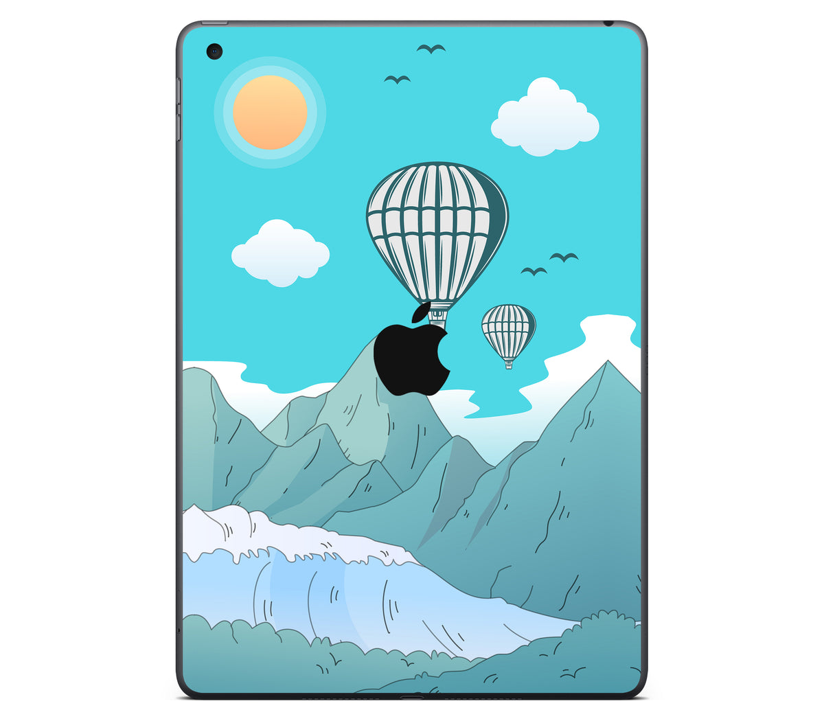 iPad 10.2" (2021, Gen 9) skin, Altitude Error, back skin with logo cutout