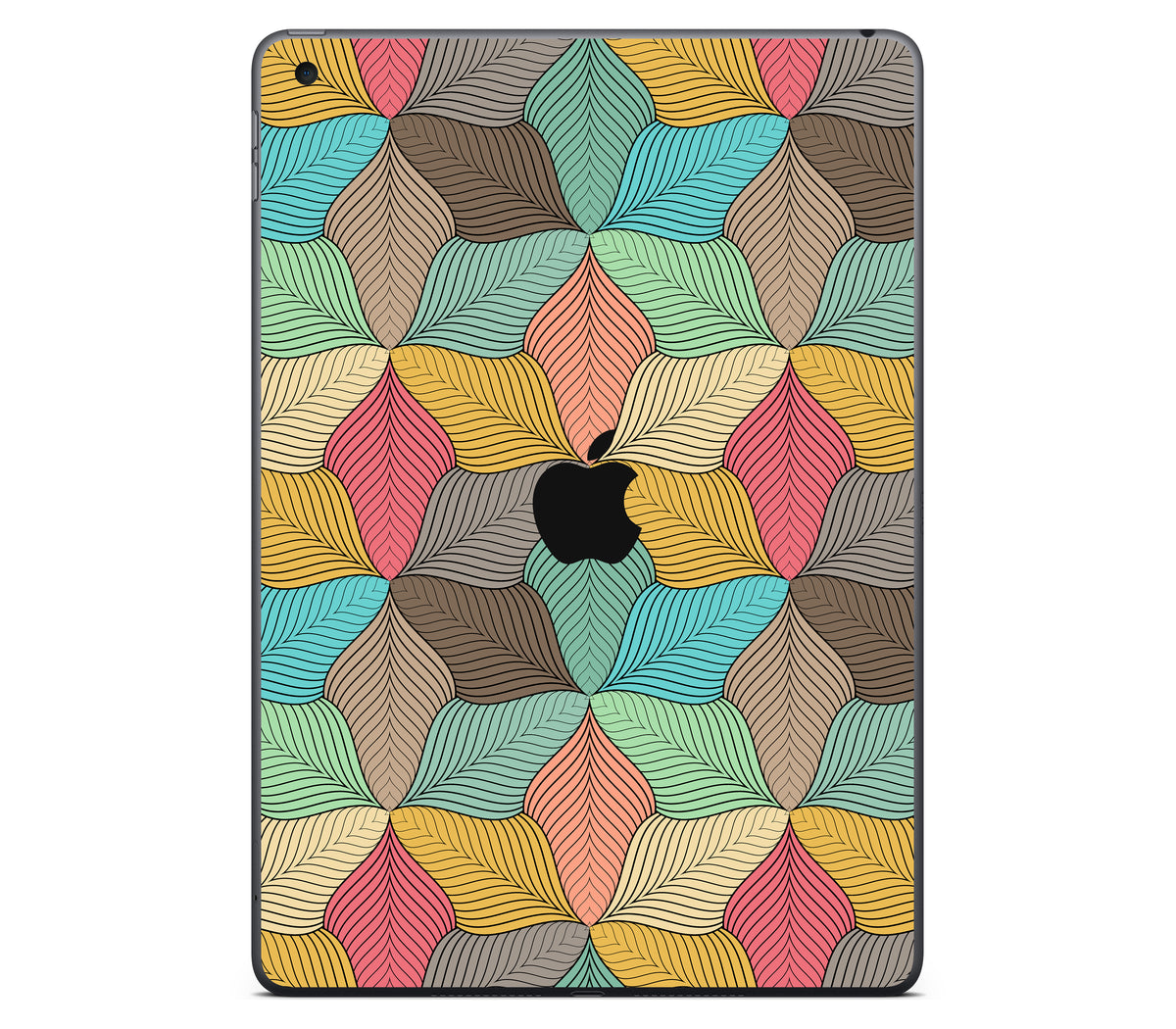 iPad 10.2" (2021, Gen 9) skin, Blossom, back skin with logo cutout