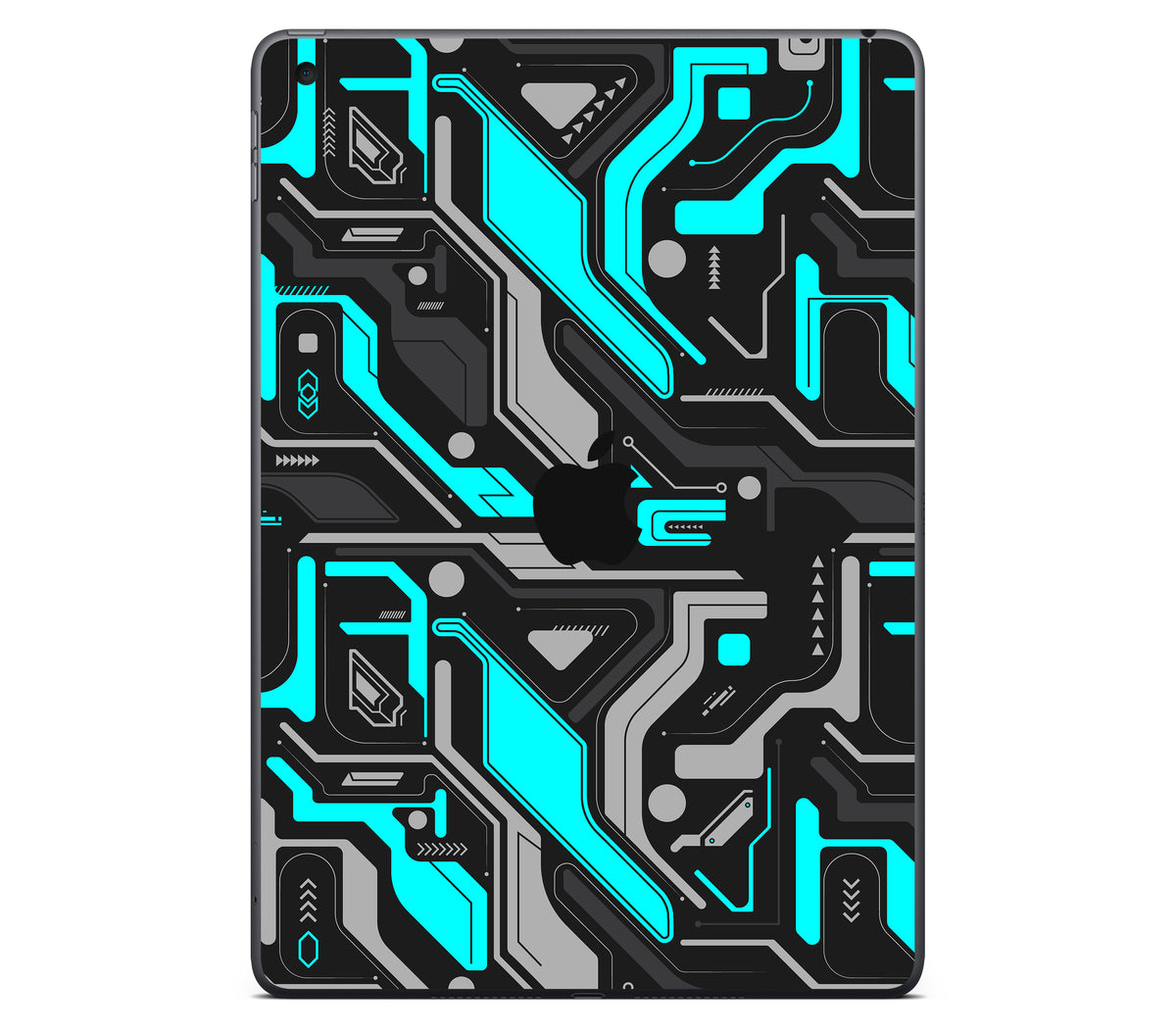 iPad 10.2" (2021, Gen 9) skin, Code Rot (Glitch), back skin with logo cutout