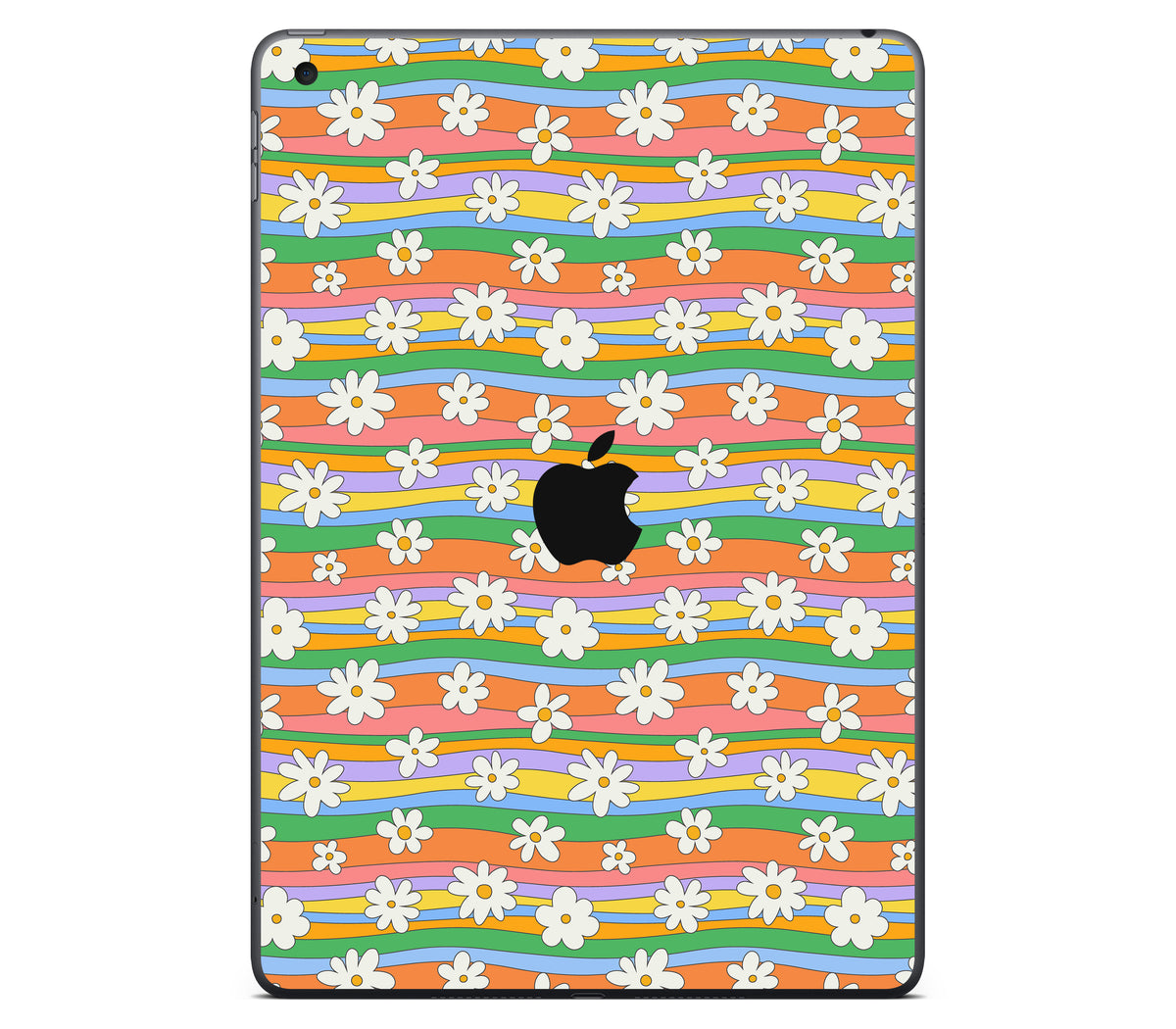 iPad 10.2" (2021, Gen 9) skin, Daisy Drift, back skin with logo cutout