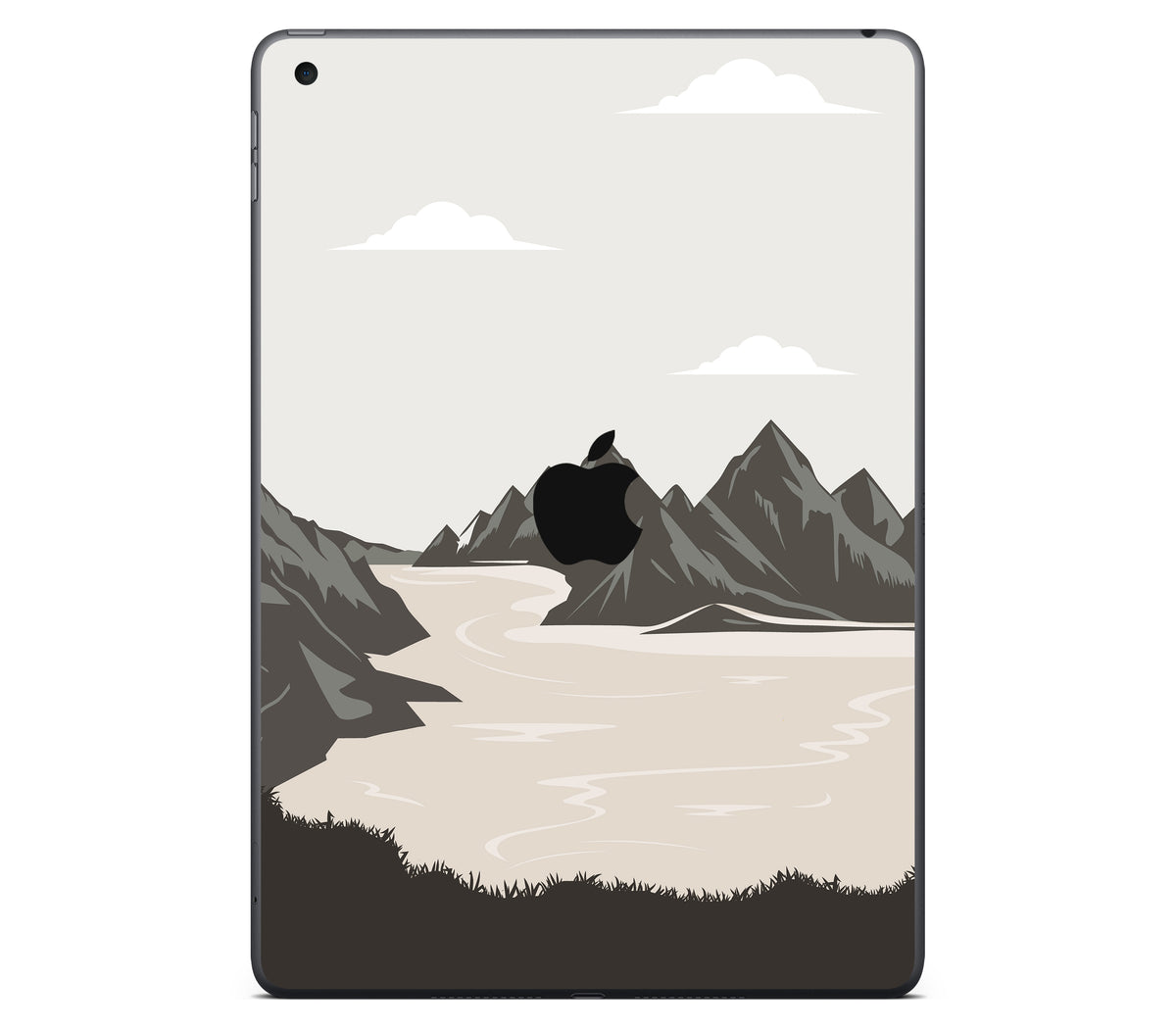 iPad 10.2" (2021, Gen 9) skin, Dope Valley, back skin with logo cutout