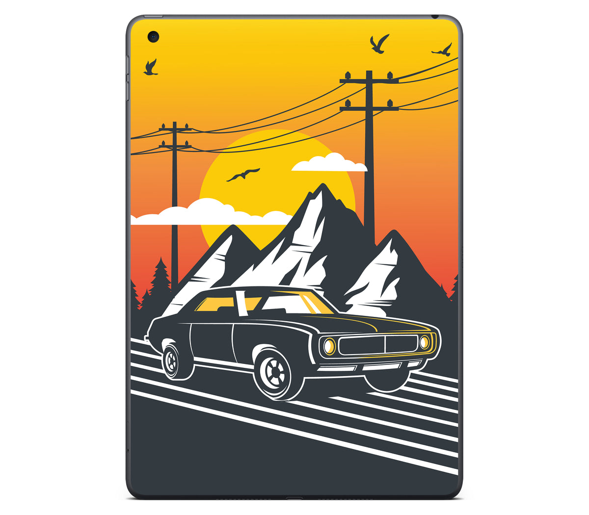 iPad 10.2" (2021, Gen 9) skin, Last Ride, back skin