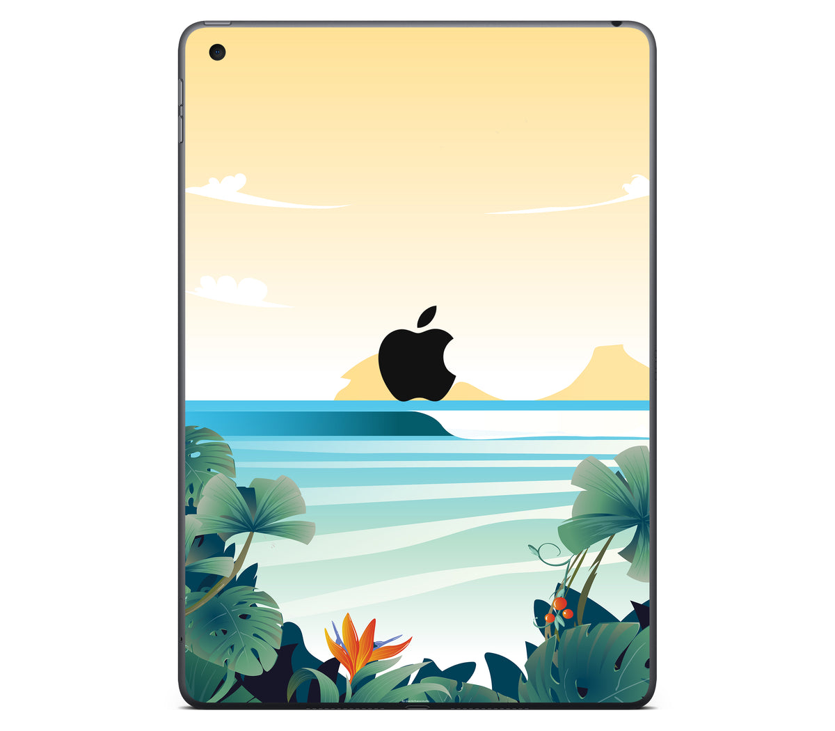 iPad 10.2" (2021, Gen 9) skin, Sizzle Bay, back skin with logo cutout
