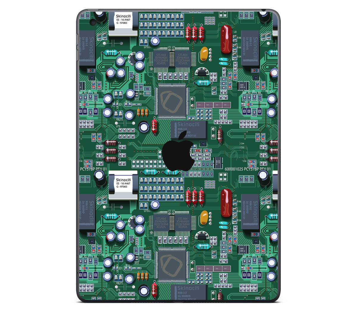 iPad 10.2" (2021, Gen 9) skin, Terminal, back skin with logo cutout