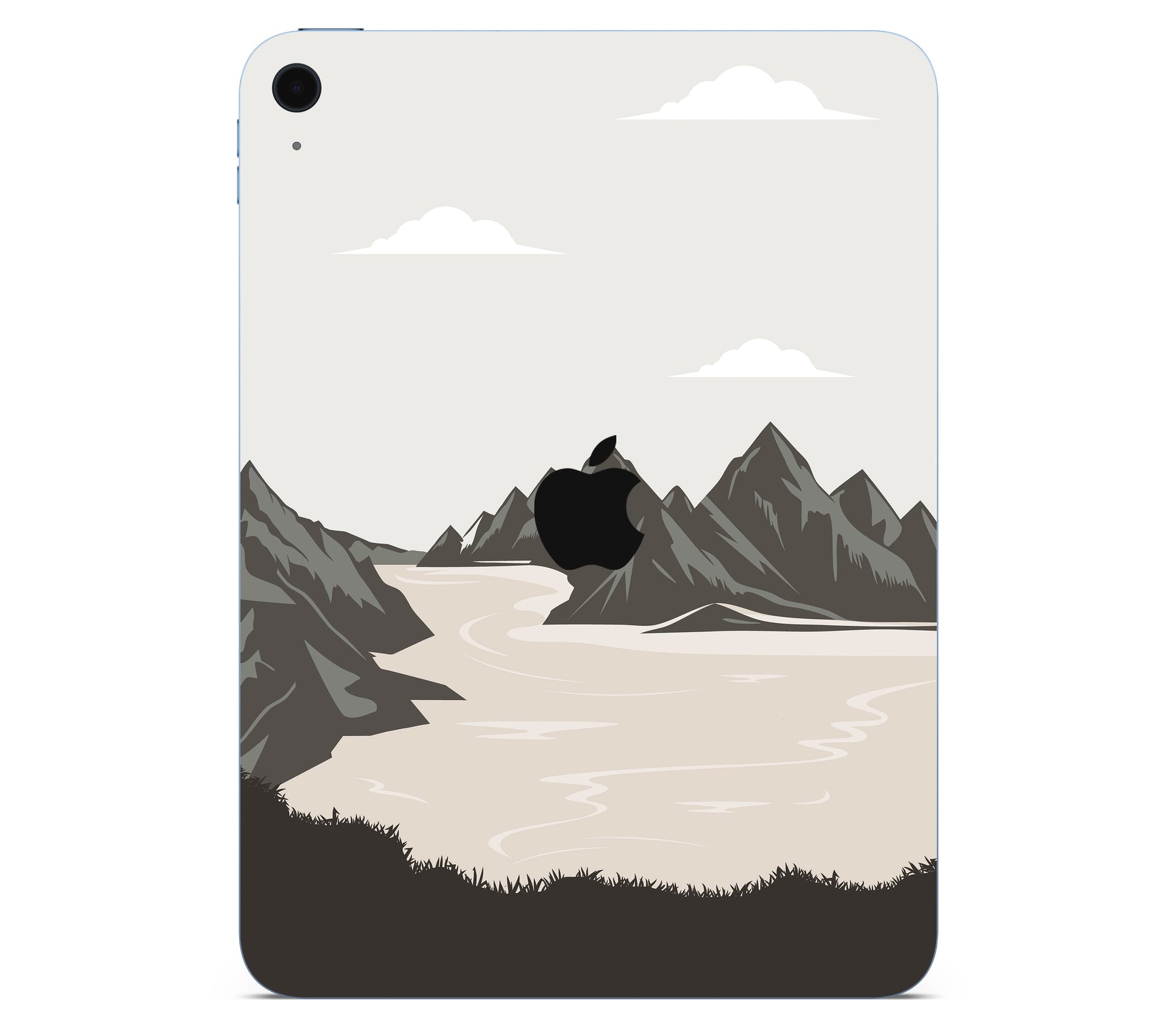 iPad 10.9" (2025, Gen 11) skin, Dope Valley, back skin with logo cutout