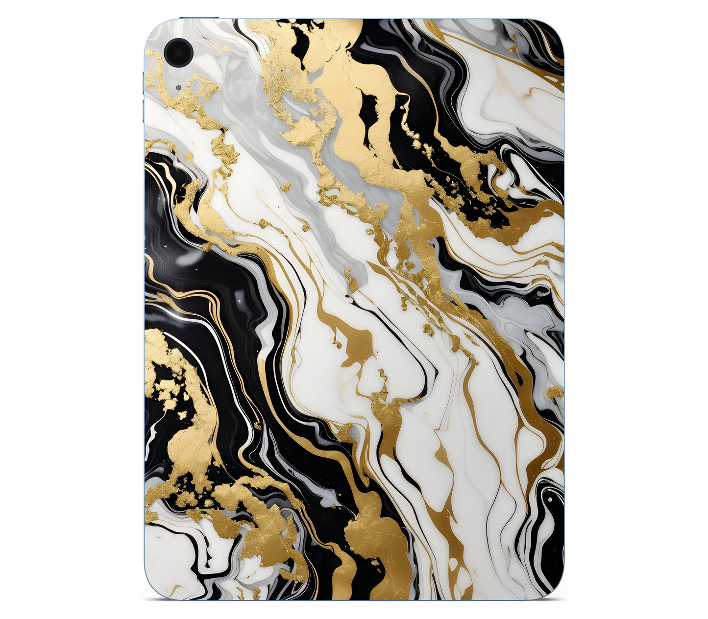 iPad 10.9" (2025, Gen 11) skin, Gold Flare, back skin without logo cutout