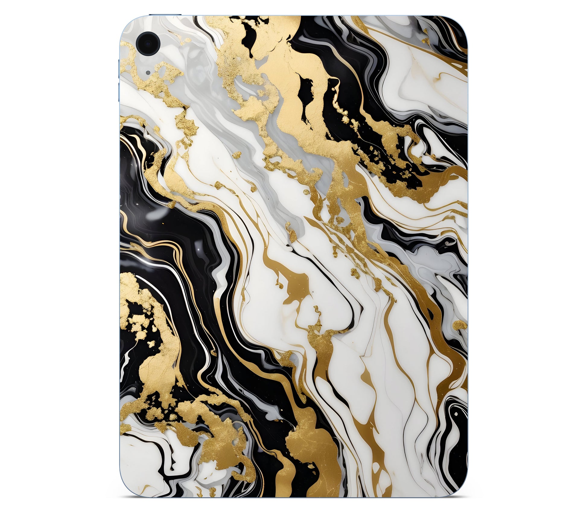 iPad 10.9" (2025, Gen 11) skin, Gold Flare, back skin without logo cutout