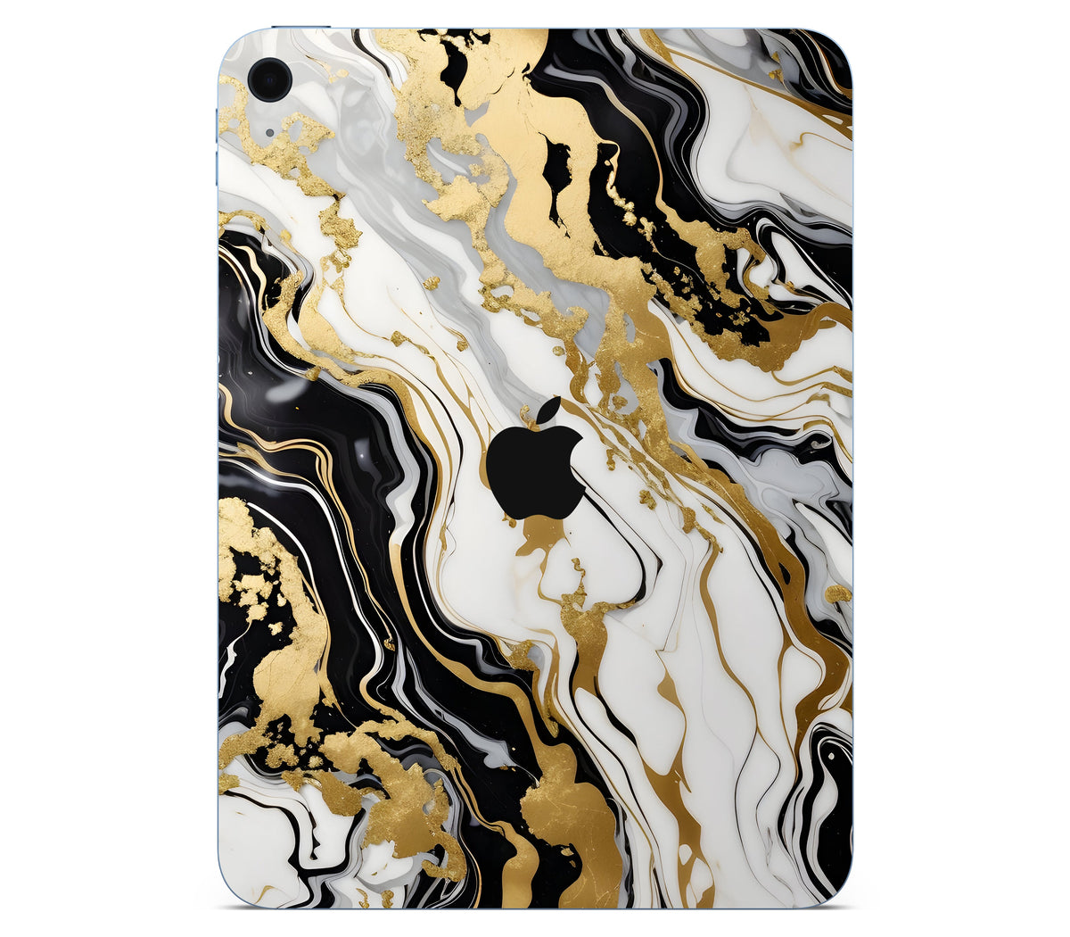iPad 10.9" (2025, Gen 11) skin, Gold Flare, back skin with logo cutout