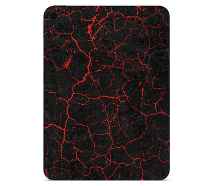 iPad 10.9" (2025, Gen 11) skin, Hellcrack, back skin without logo cutout