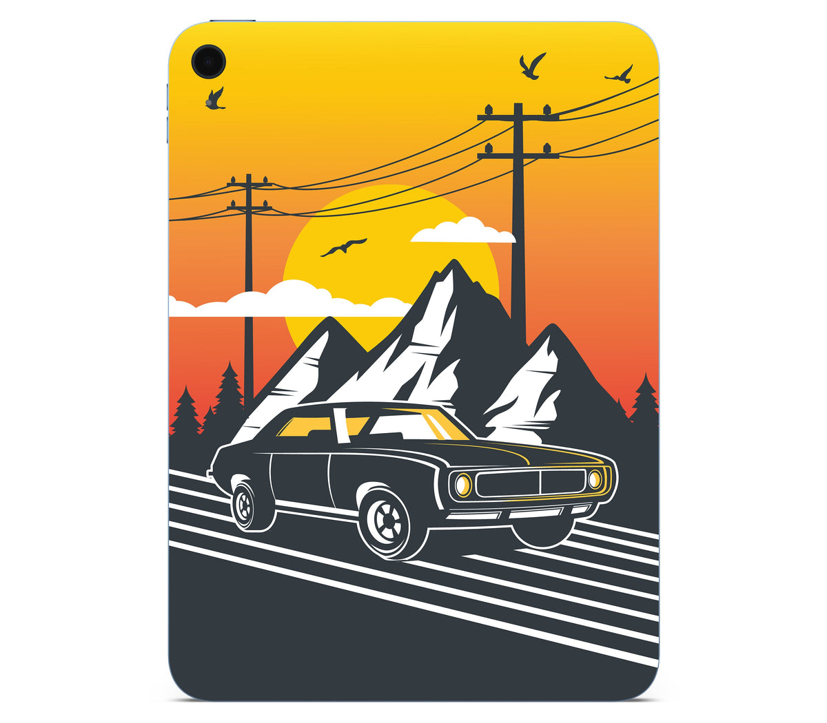 iPad 10.9" (2025, Gen 11) skin, Last Ride, back skin