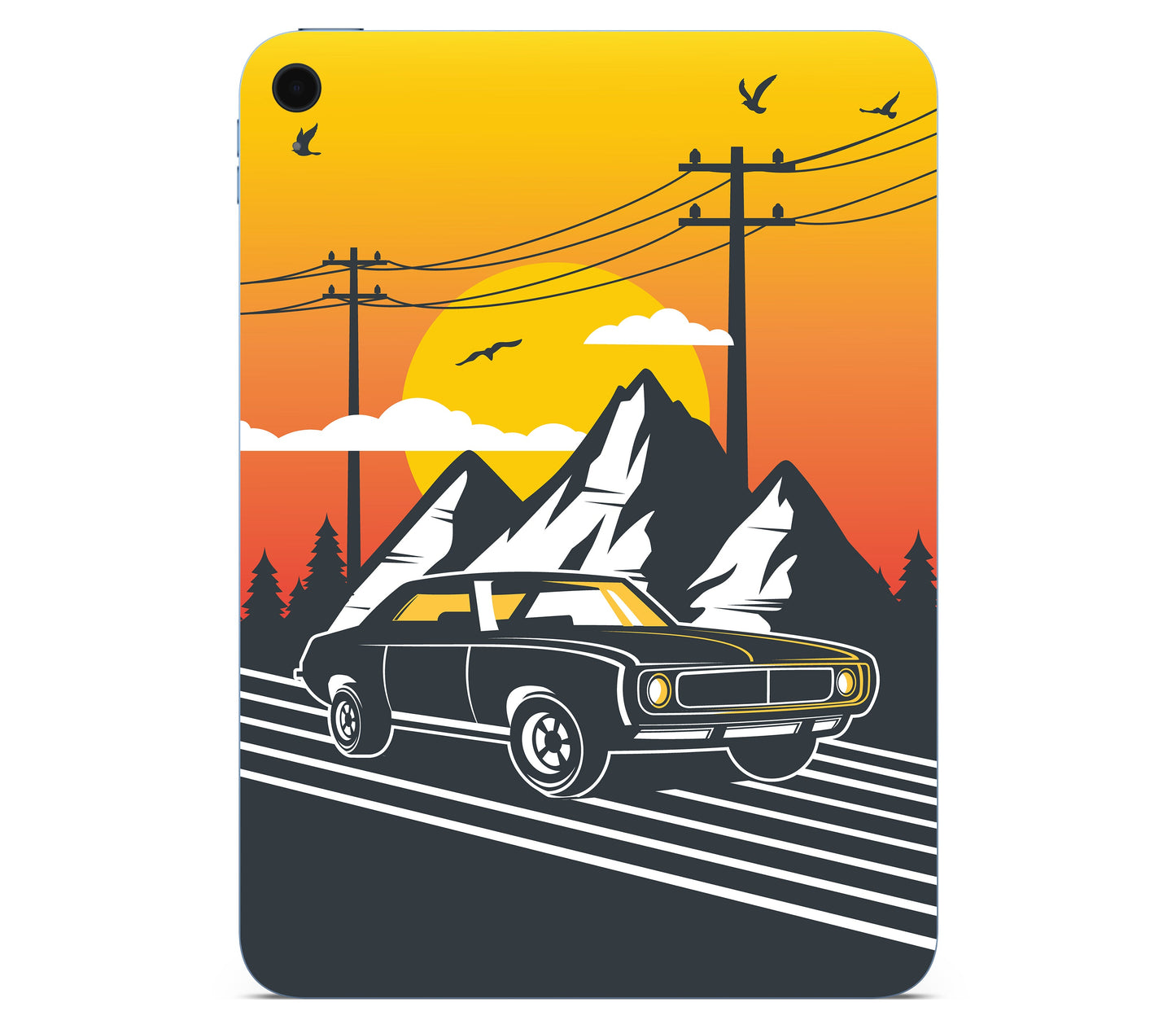 iPad 10.9" (2025, Gen 11) skin, Last Ride, back skin