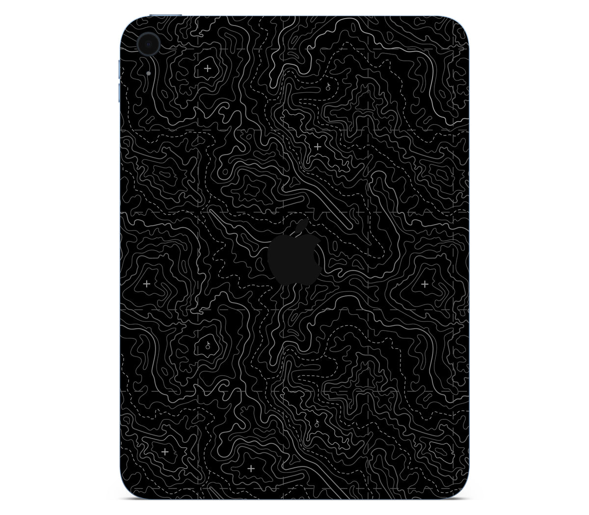 iPad 10.9" (2025, Gen 11) skin, Lockdown (Blackout), back skin with logo cutout