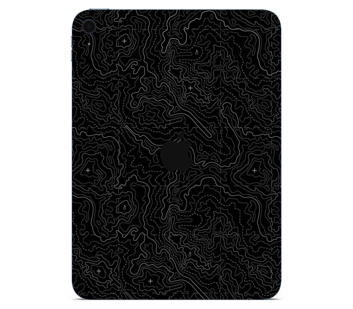 iPad 10.9" (2025, Gen 11) skin, Lockdown (Blackout), back skin with logo cutout