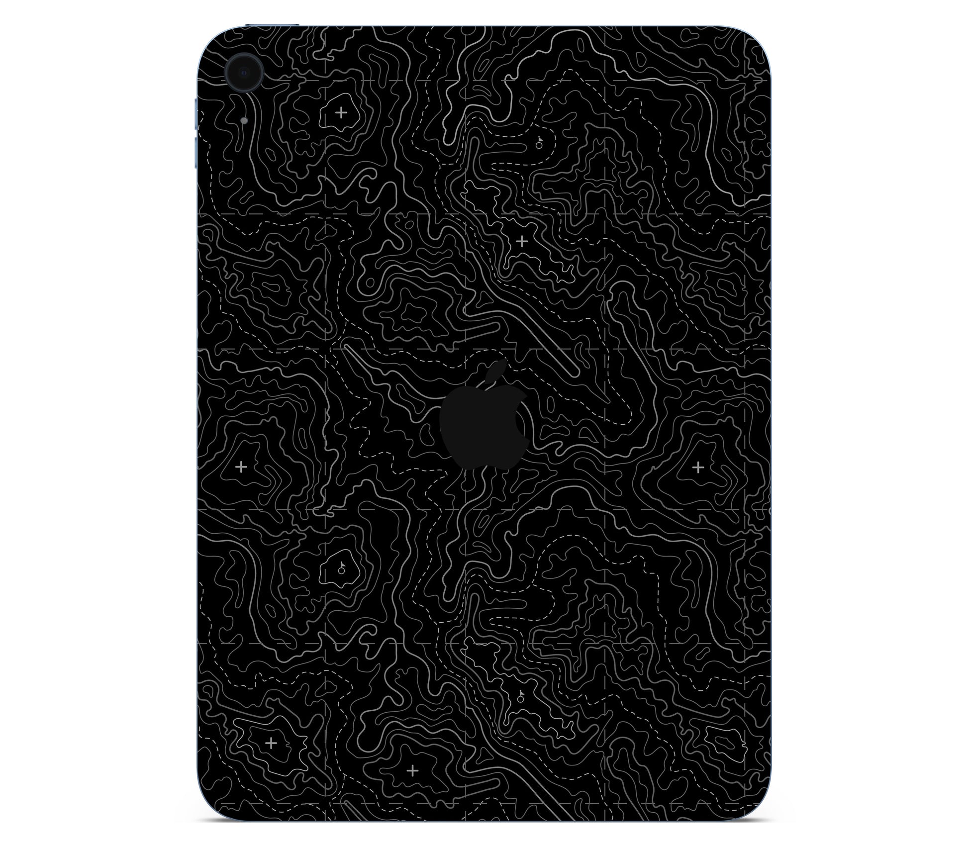 iPad 10.9" (2025, Gen 11) skin, Lockdown (Blackout), back skin with logo cutout
