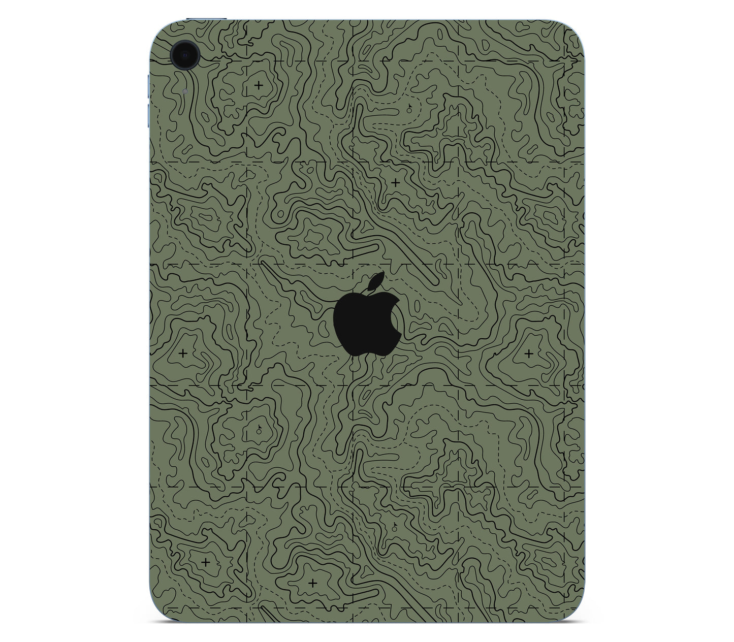 iPad 10.9" (2025, Gen 11) skin, Lockdown (Deathline), back skin with logo cutout
