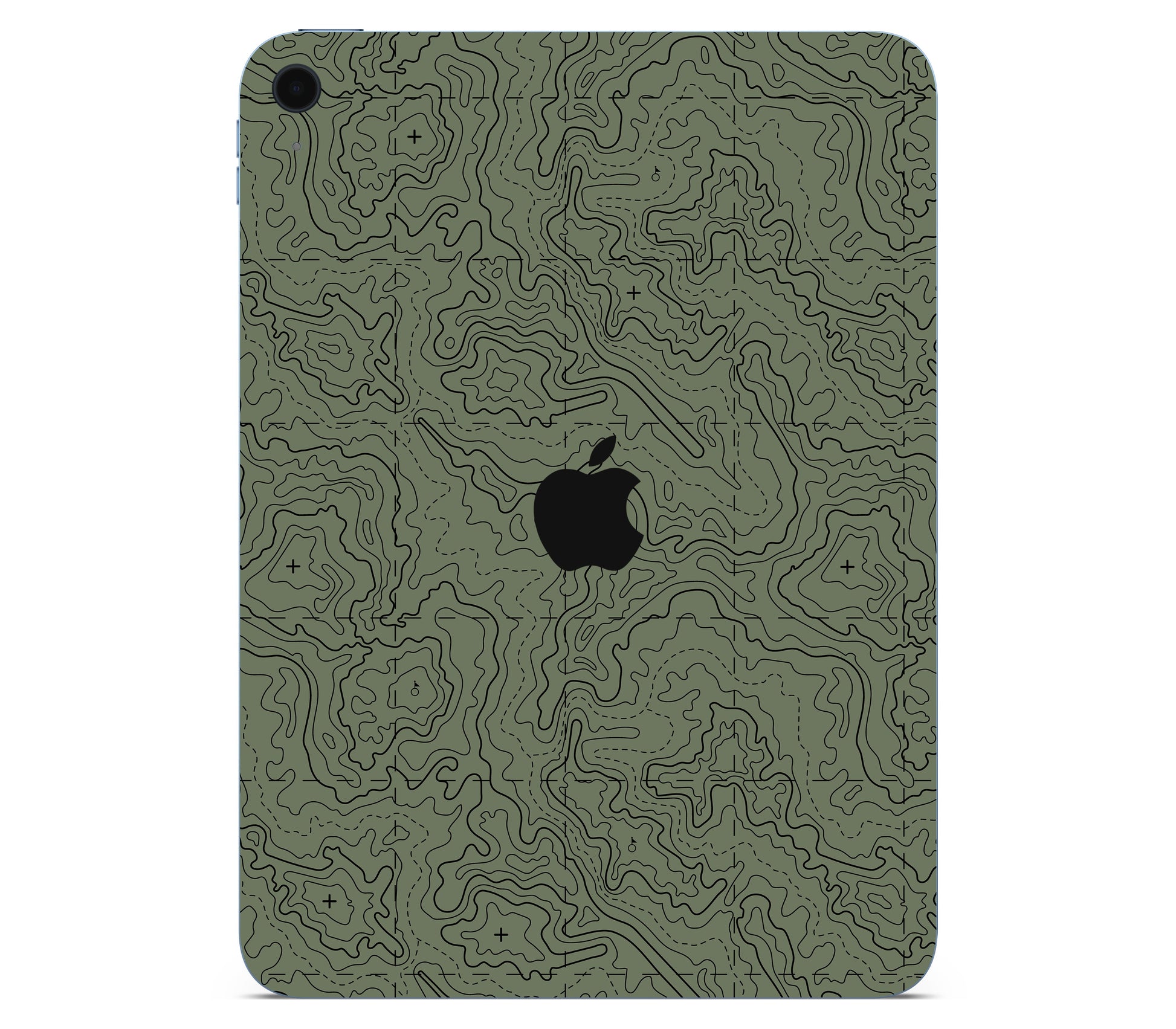 iPad 10.9" (2025, Gen 11) skin, Lockdown (Deathline), back skin with logo cutout