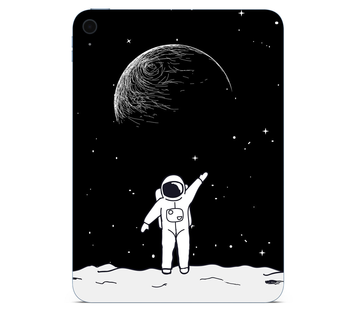 iPad 10.9" (2025, Gen 11) skin, Moonwave, back skin