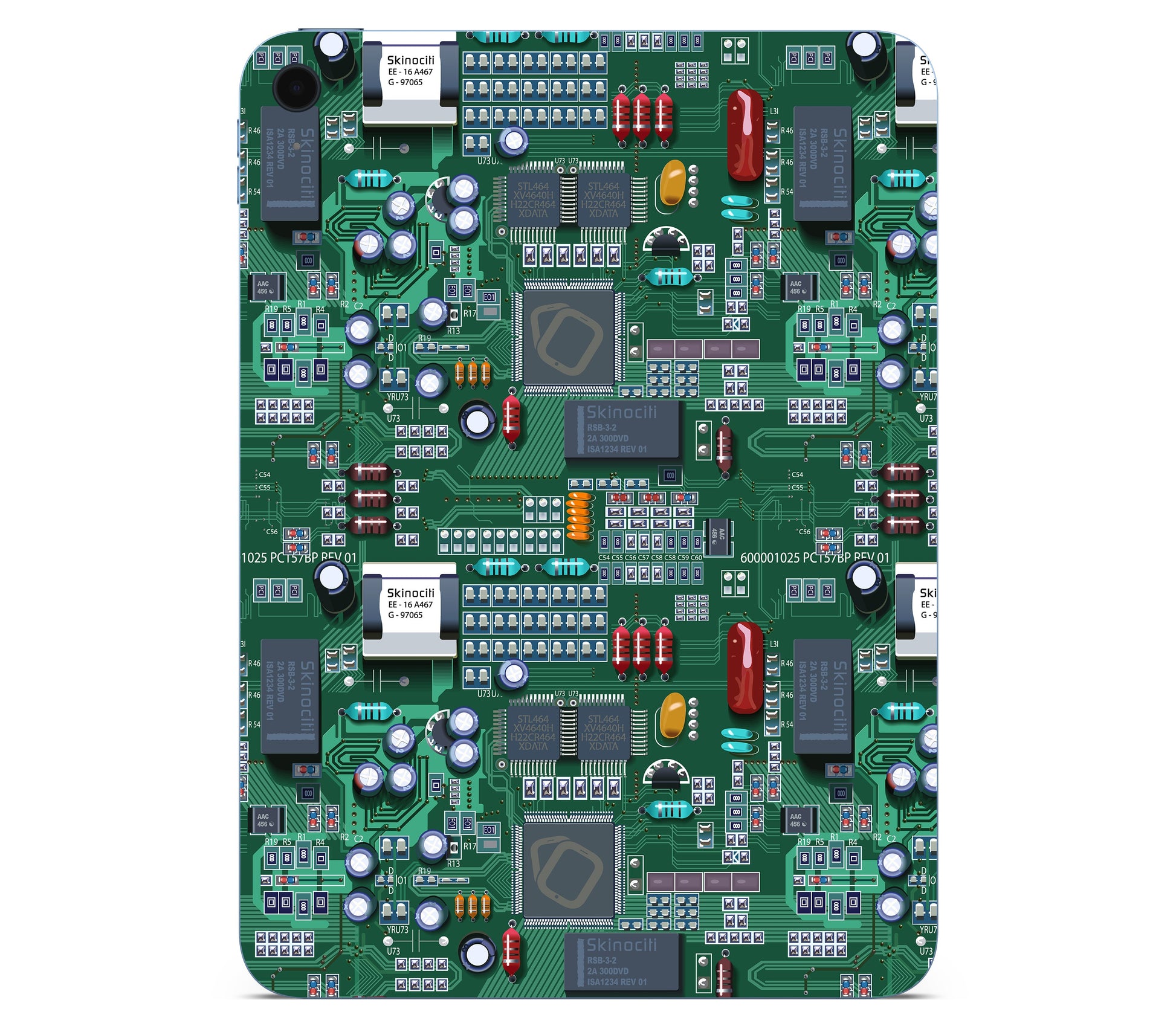iPad 10.9" (2025, Gen 11) skin, Terminal, back skin without logo cutout