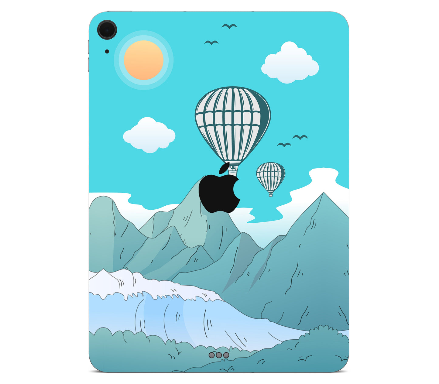 iPad Air 11" (M4) skin, Altitude Error, back skin with logo cutout