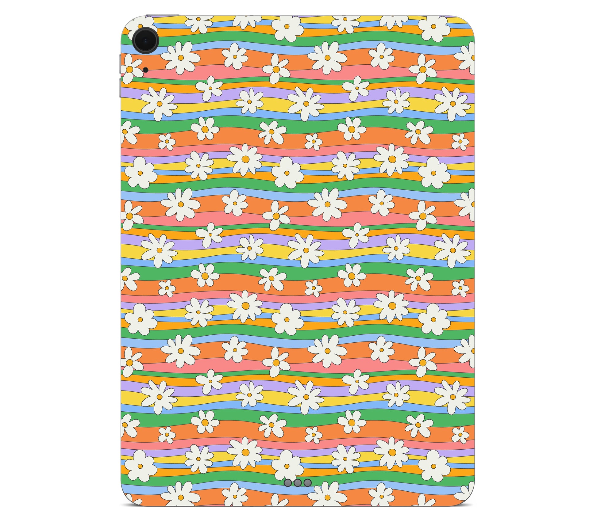 iPad Air 11" (M3) skin, Daisy Drift, back skin without logo cutout