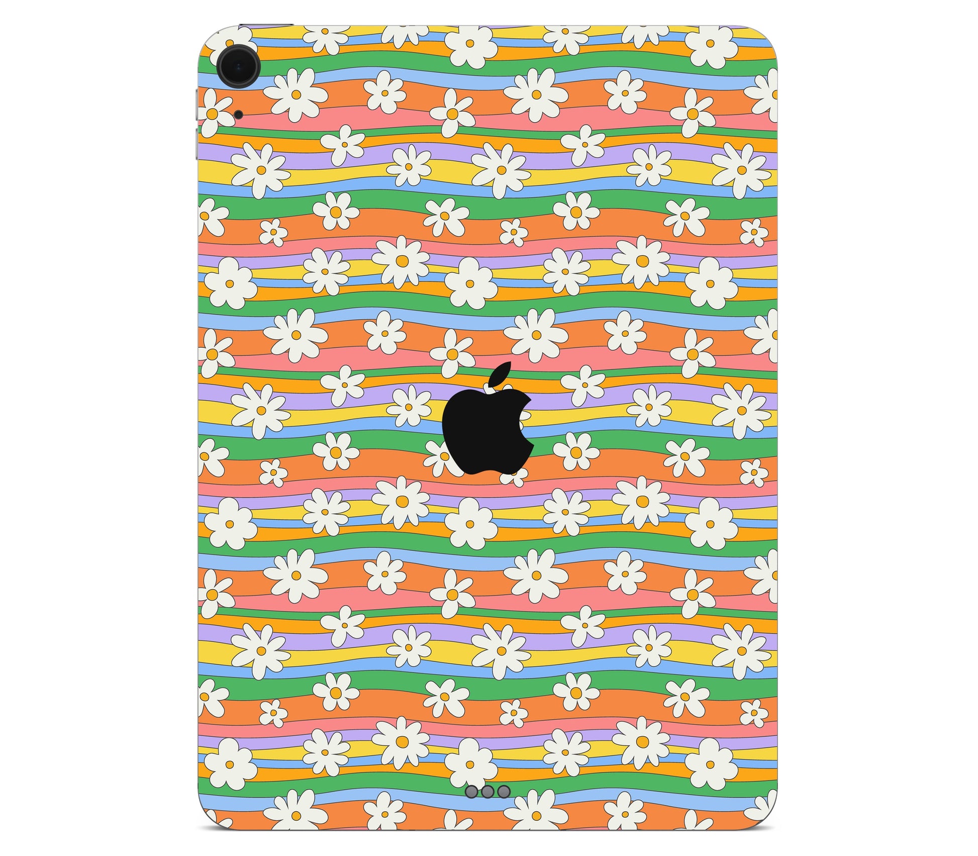 iPad Air 11" (M3) skin, Daisy Drift, back skin with logo cutout