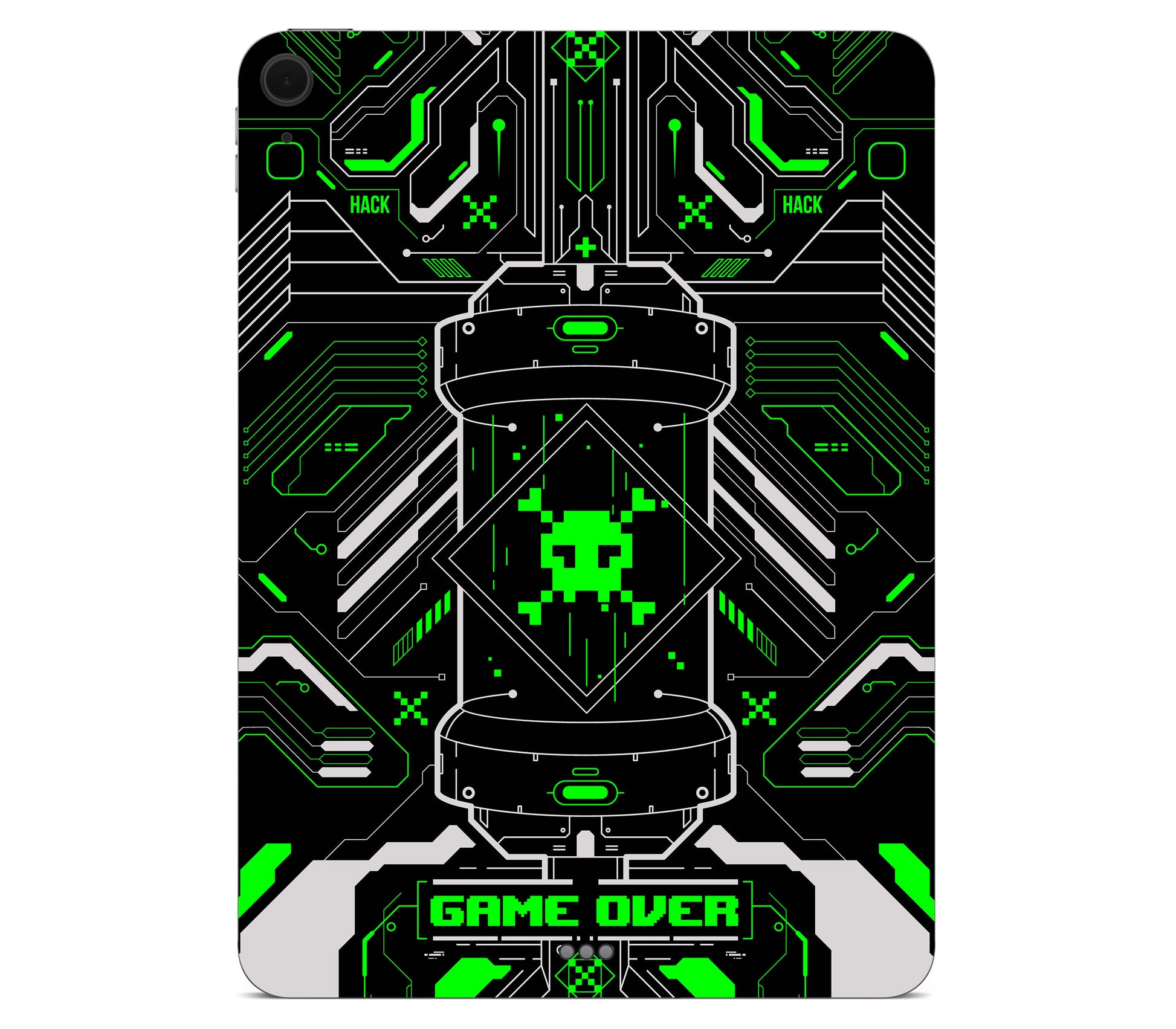 iPad Air 11" (M4) skin, Fatal Error (Acid), back skin