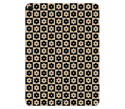 iPad Air 11" (M4) skin, Floral Grid, back skin without logo cutout
