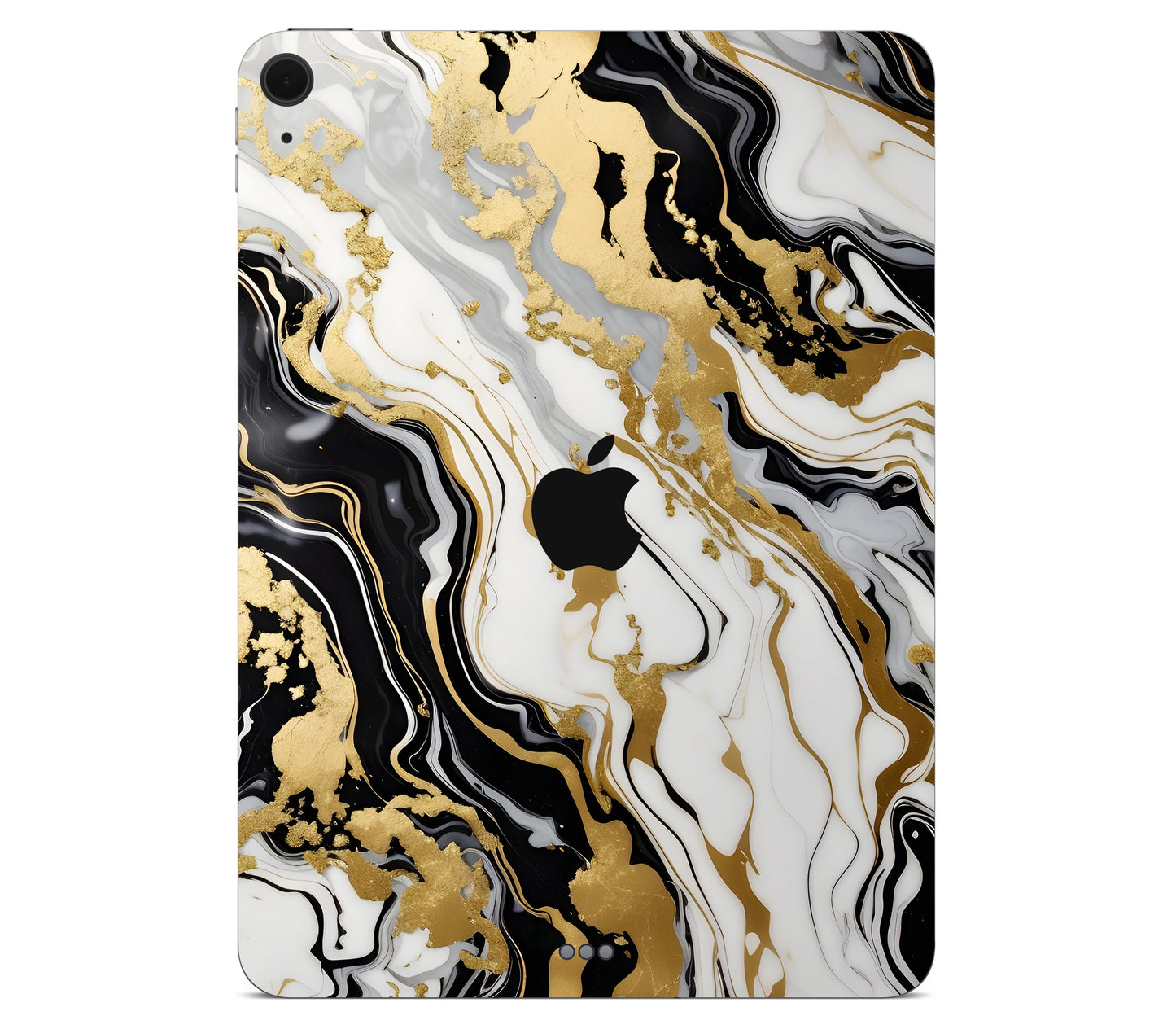 iPad Air 11" (M3) skin, Gold Flare, back skin with logo cutout