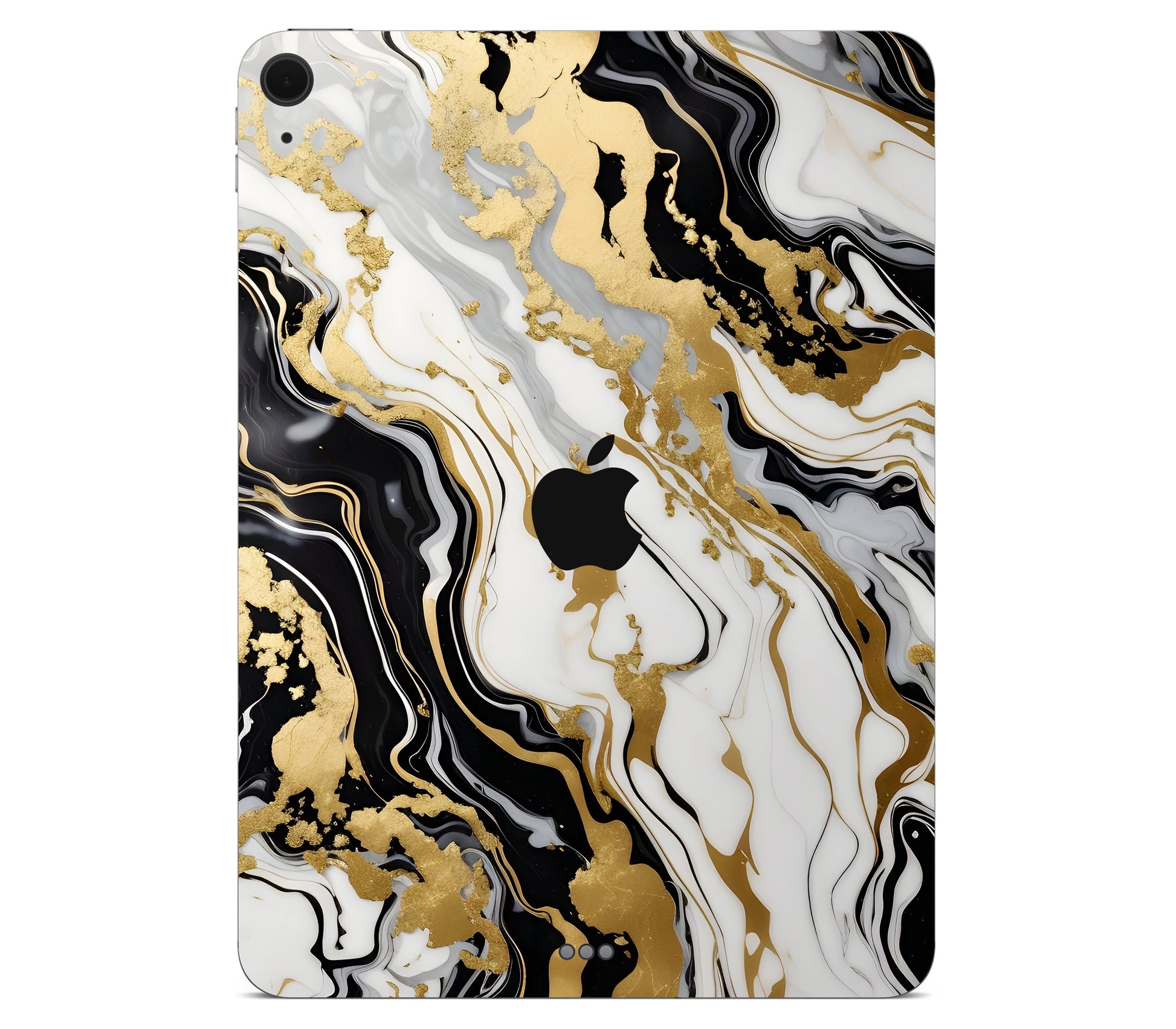iPad Air 11" (M4) skin, Gold Flare, back skin with logo cutout