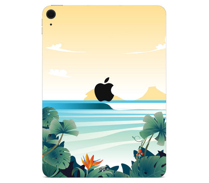 iPad Air 11" (M4) skin, Sizzle Bay, back skin with logo cutout