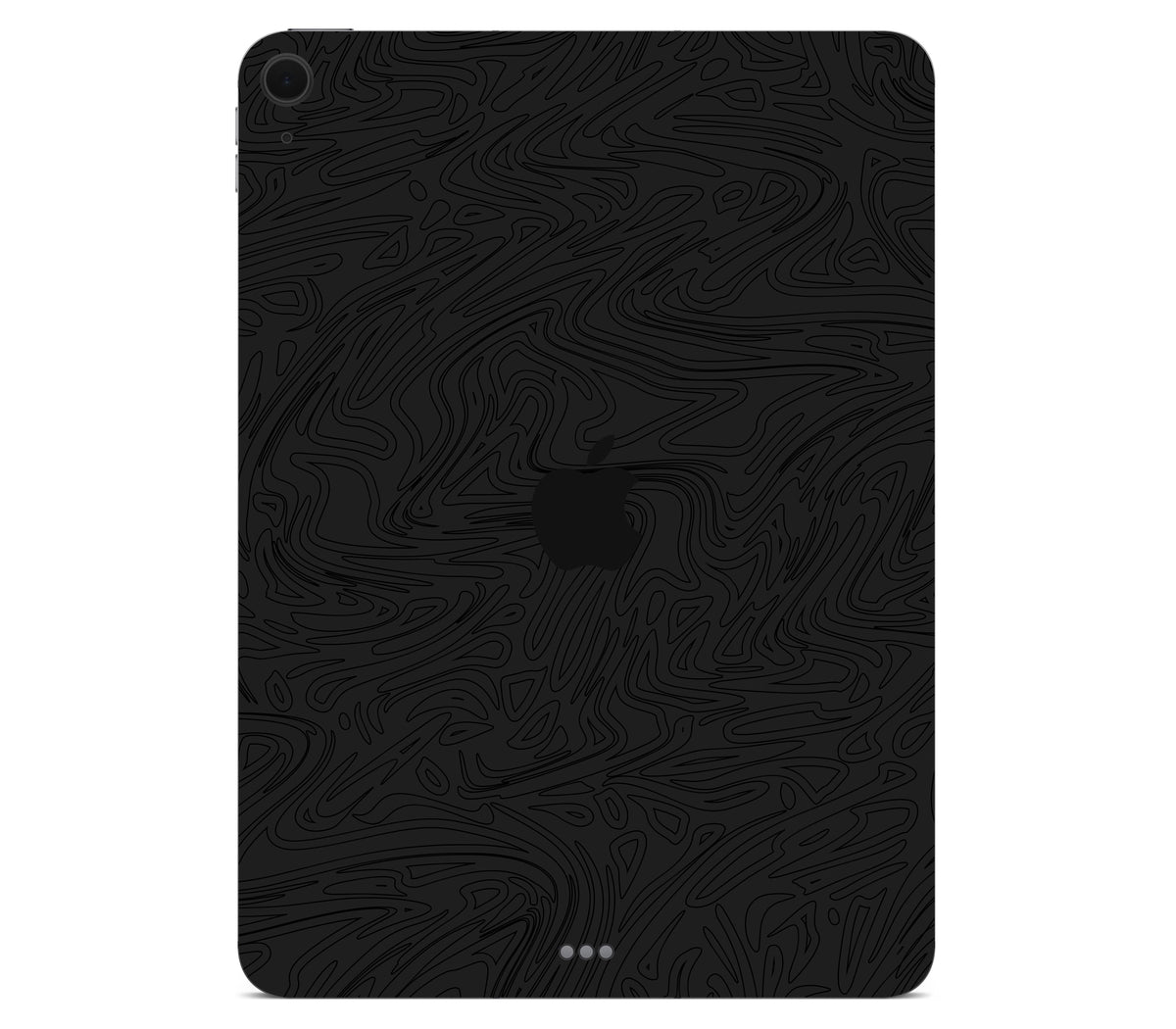 iPad Air 13" (M3) skin, Black Ice, back skin with logo cutout