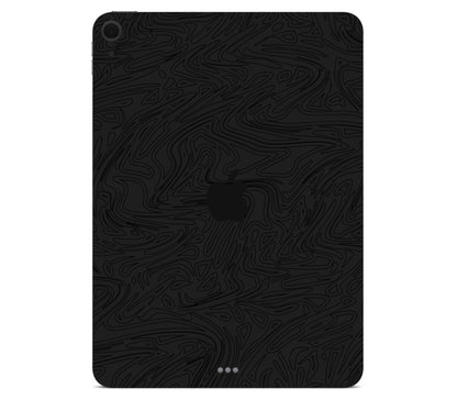 iPad Air 13" (M3) skin, Black Ice, back skin with logo cutout