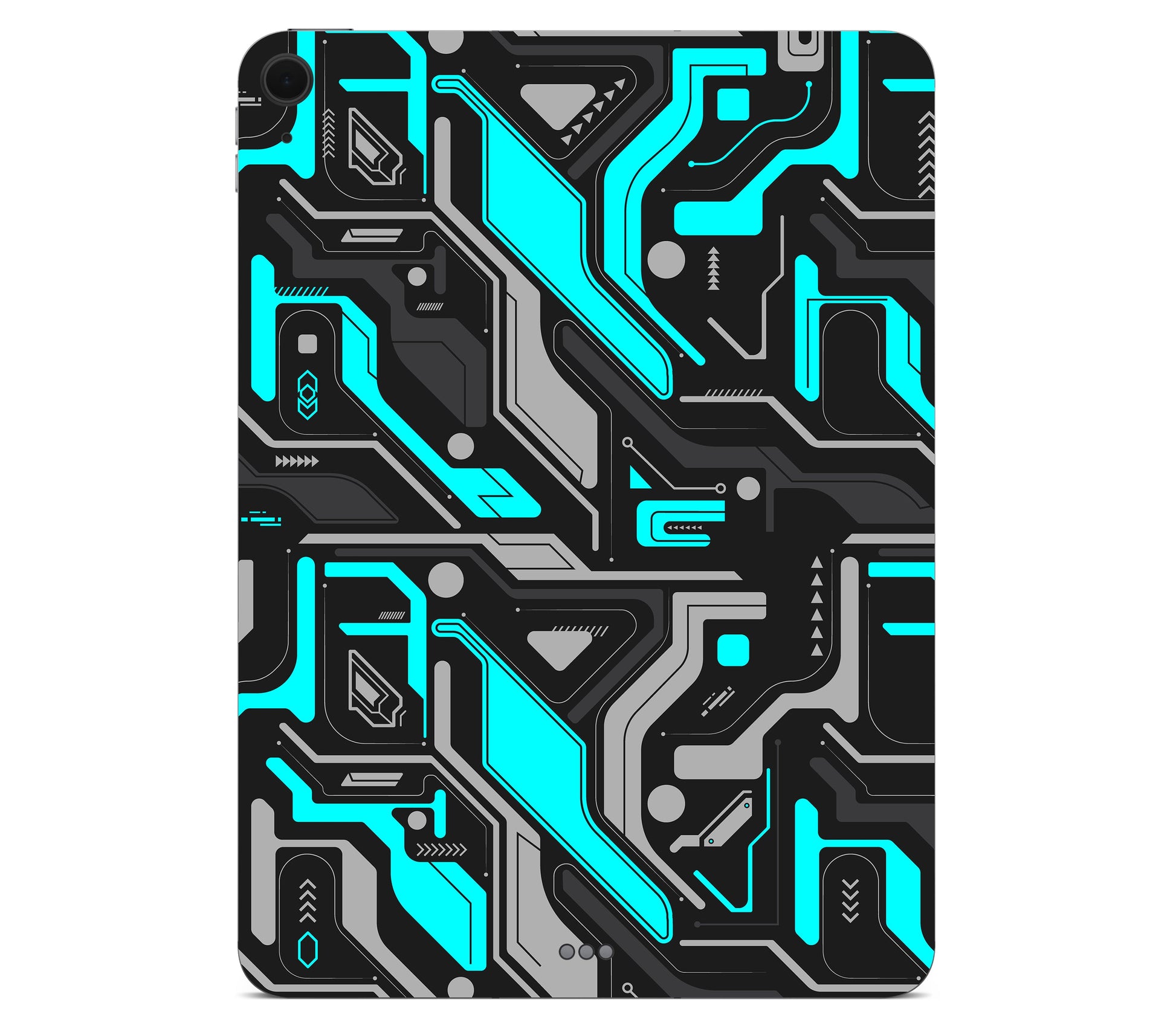 iPad Air 13" (M3) skin, Code Rot (Glitch), back skin without logo cutout