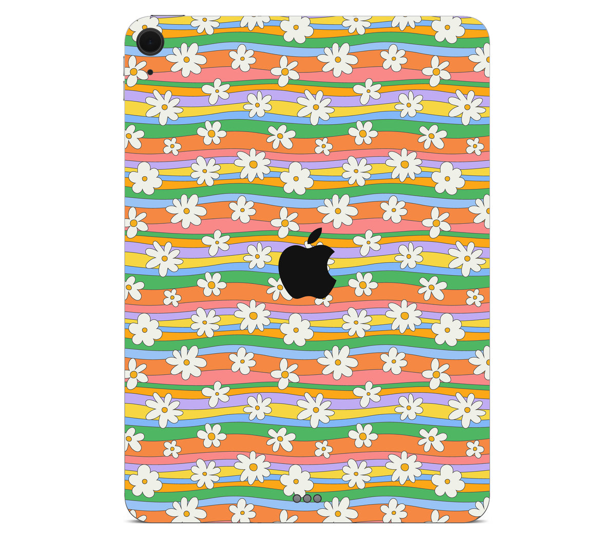 iPad Air 13" (M2) skin, Daisy Drift, back skin with logo cutout