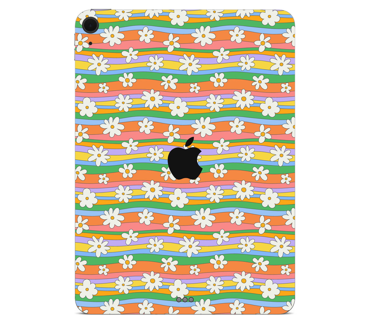 iPad Air 13" (M3) skin, Daisy Drift, back skin with logo cutout