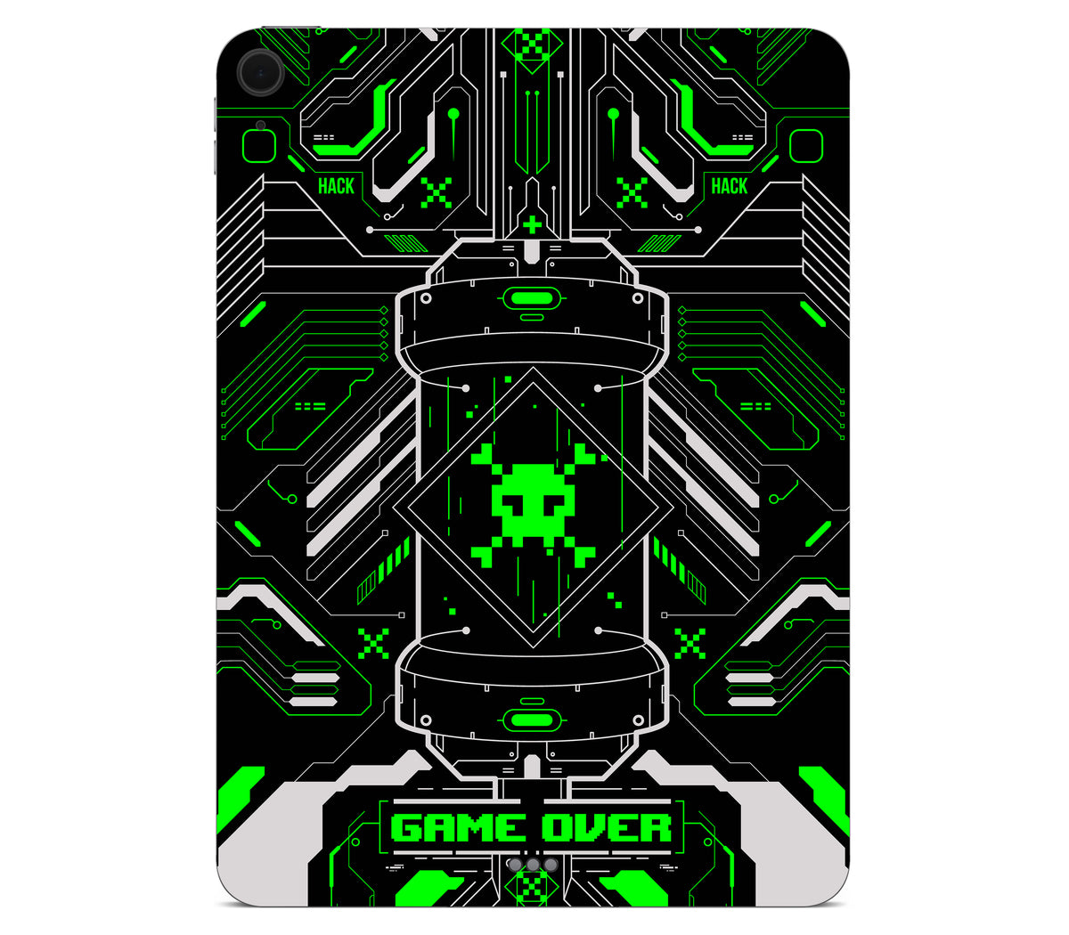 iPad Air 13" (M2) skin, Fatal Error (Acid), back skin