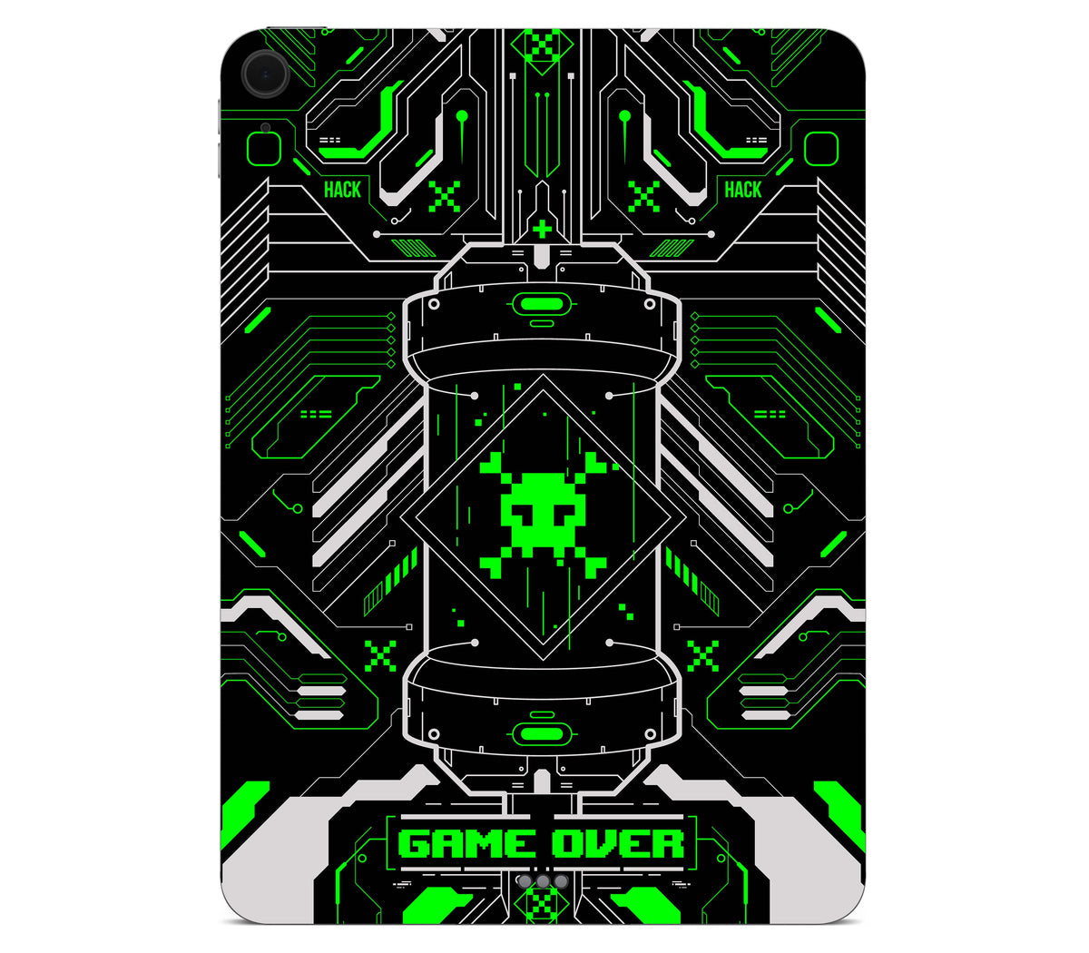 iPad Air 13" (M3) skin, Fatal Error (Acid), back skin